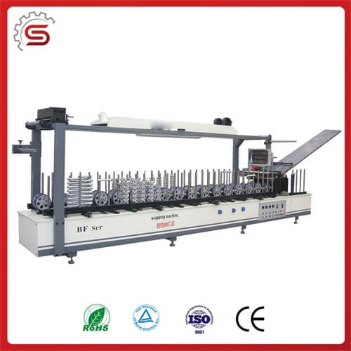 Hot Melt Glue High Matching BF300C-II Type Profile Wrapping Machine