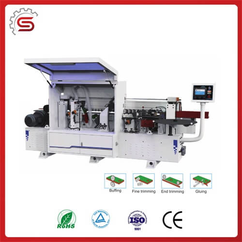 Efficient automatic woodworking edge banding machine MFZ601 edge banding machine for chipboard